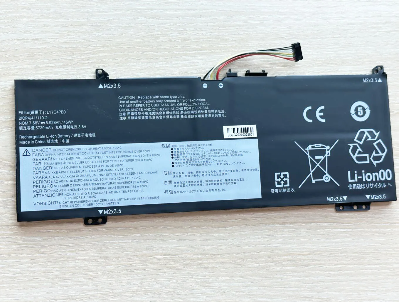 Bateria do Portátil para Lenovo Yoga 530 53014ikb 530-141kb Célula Li-ion 14arr L17c4pb0 L17m4pb0 L17m4pb2 L17c4pb2 Peças da - Imagem 6