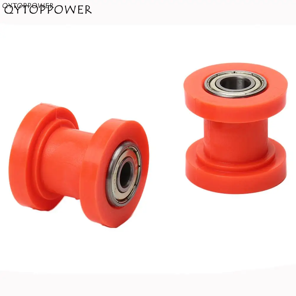 Motorcycle Chain Roller Tensioner Pulley wheel guide 8mm or 10mm For Kayo BSE SSR SDG Thumpstar Pit Pro Pit Dirt Bike motorcycle chain tensioner pulley