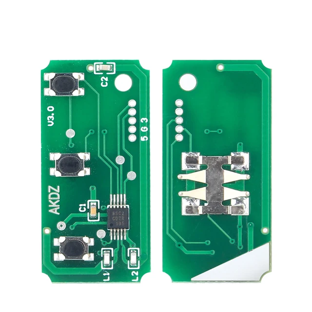 KEYYOU 3 ปุ่ม 433Mhz ID60/63 ชิปรถรีโมทกุญแจสําหรับFord Fusion Focus Mondeo Fiesta Galaxy HU101/FO21 ใบมีดรถFlip Key 4