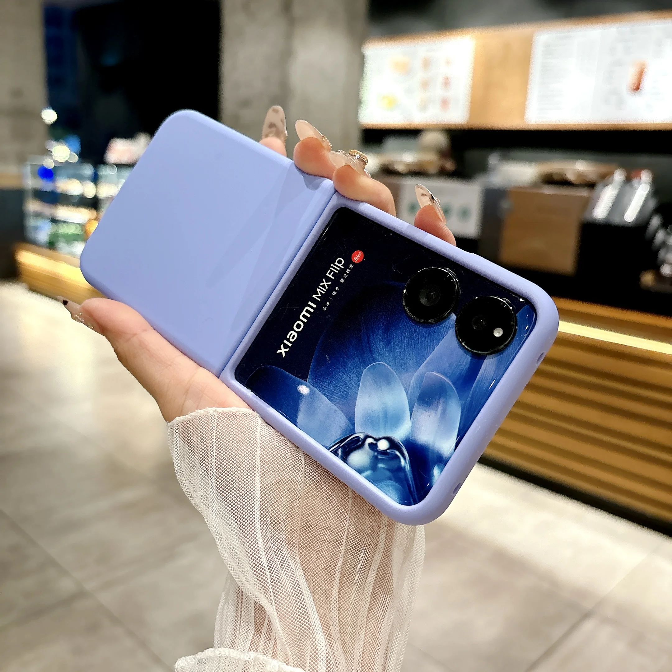 Solid Color Liquid Silicone Shockproof Case for Big Screen – 2-Piece Fashion Set