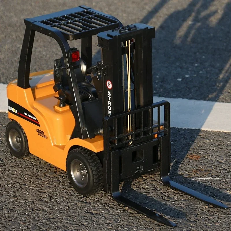 Huina1576 Remote-Controlled Truck 1:10 Forklift Flatbed Truck Rc Toy Large Transportation Engineering Vehicle Children'S Toy 4