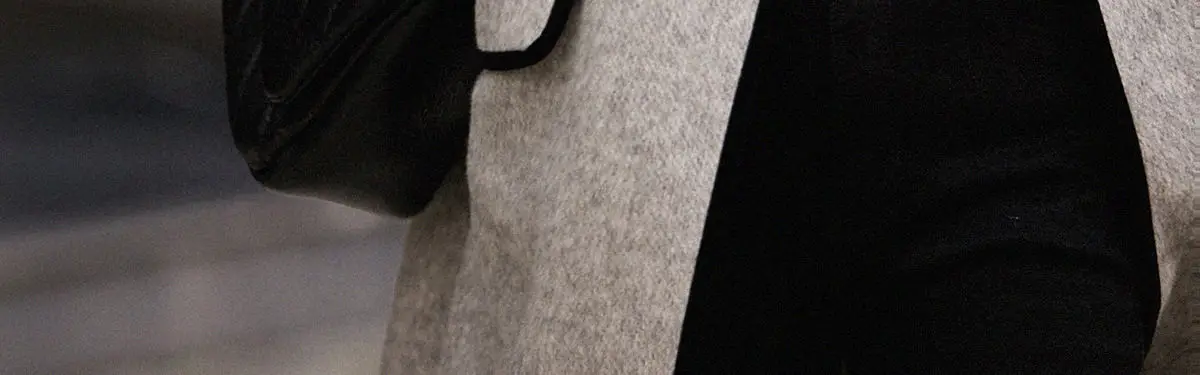 Main Mu Autumn Winter New Fashion Korean Edition Slim Casual Versatile Temperament Contrasting Color Small Collar Woolen Trench