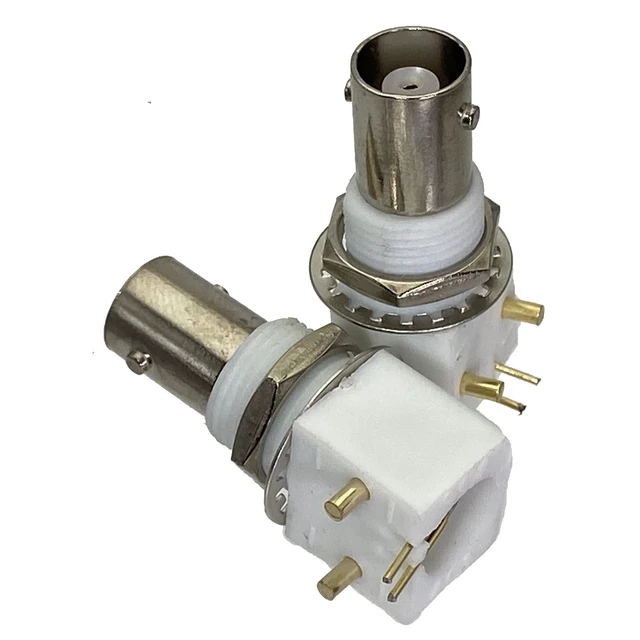 Cavo RF Placcato Oro Per Frequenze Alte Cavo Coassiale MCX Maschio A TNC Femmina Angolo Retto - RG174 30 Cm, 50 Ohm, Dorato, Per Antenna WiFi/RF Adattatore Angolo Retto Per Antenna WiFi - Foto 6