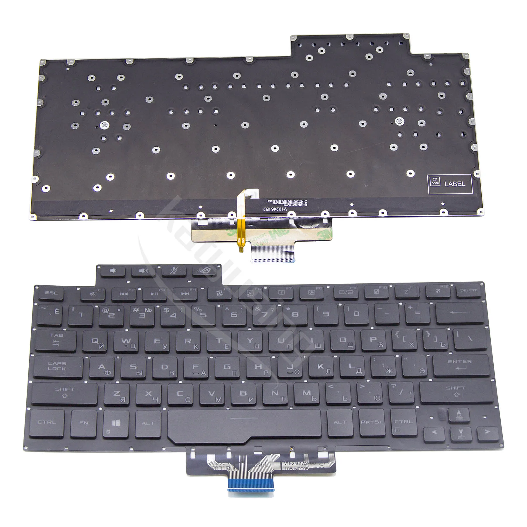 Rus US UK Keyboard for ASUS ROG Zephyrus G14 GA401 GA401U