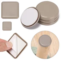 4pcs Furniture Leg Slider Pads Anti Scratch Easy Move Heavy Furniture Thickened Moving Pad Anti-abrasion Floor Protector Mat 3