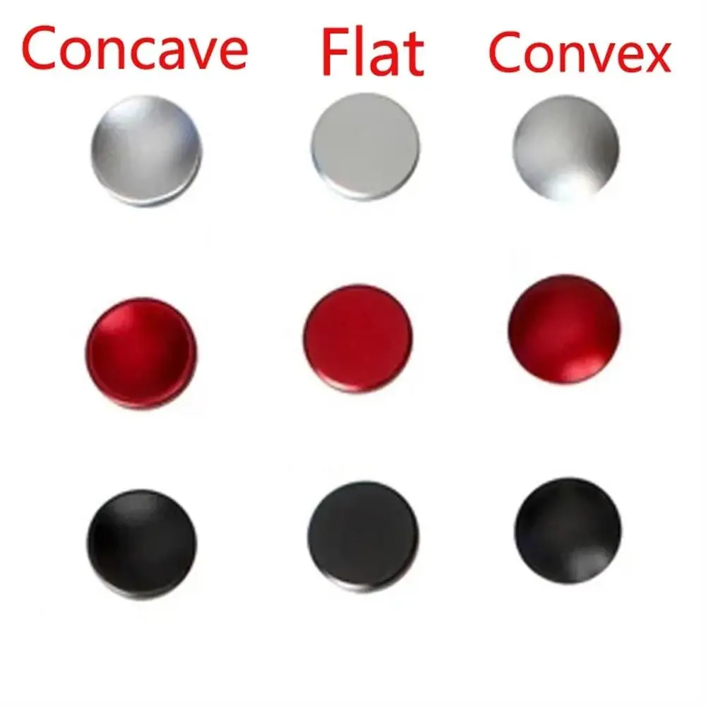 Flat Convex Concave Camera Shutter Button Black Red Silver Metal Shutter Release Button Aluminum Soft Camera Triggers