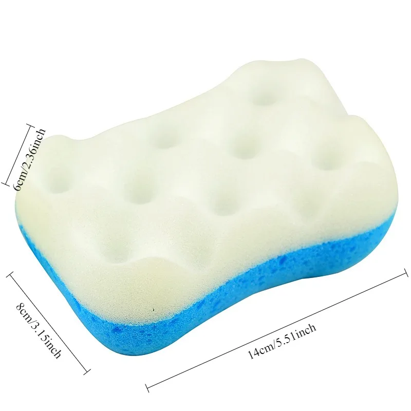 Summer Soft Bath Sponge Body Scrub Bast Wisp Massage Brush Body Washcloth Skin Scrubber Relax Exfoliating Skincare Shower 4