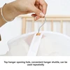 Clothing Dust Cover Transparent Thickened Washable Dust Bag PEVA Household Dust Cover Coat Suit Cover Hanging Pocket A 5
