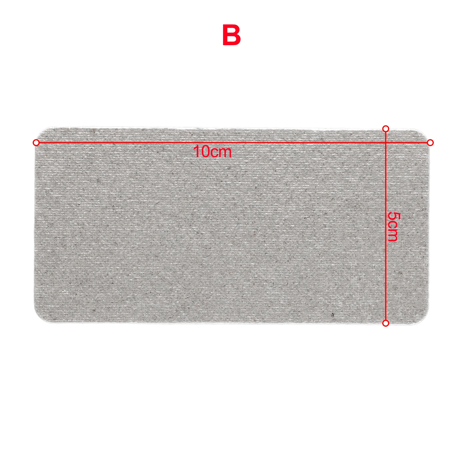 Description Picture 4 of item10*5cm  Microwave Oven Mica Plate Sheet For Galanz Microwave Oven Mica Sheet Wave Guide Waveguide Cover Sheet Plates