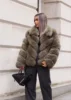 Leather women's jacket 100% natural real fur fox fur coat quality fox full leather fox fur jacke t stand collar women's clothing 4