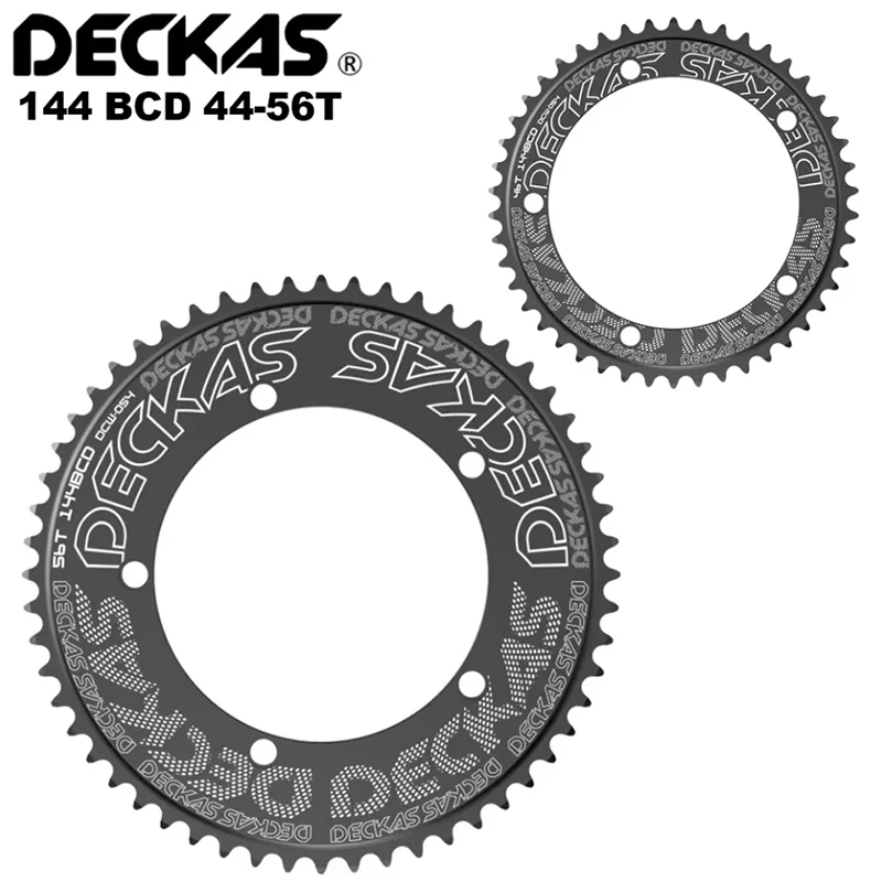 DECKAS 56t ［2枚セット］PCD144厚歯用 チェーンリング Amazon | STONE 144BCDトラックバイク固定ギアバイクチェーン
