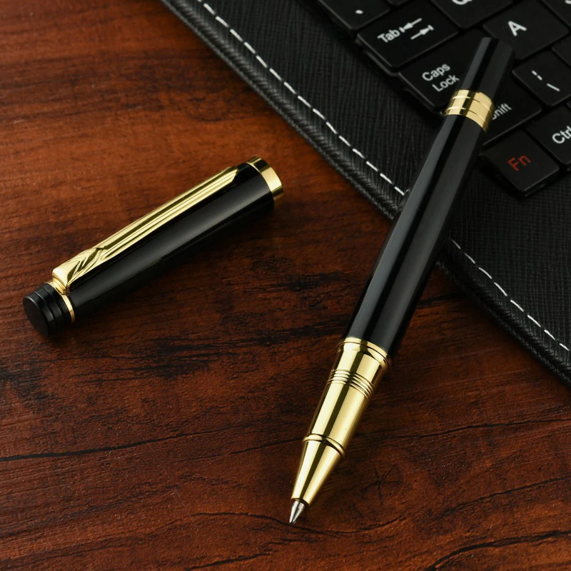 

Высококачественная металлическая шариковая ручка модного дизайна, Мужская ручка для письма с надписью и логотипом