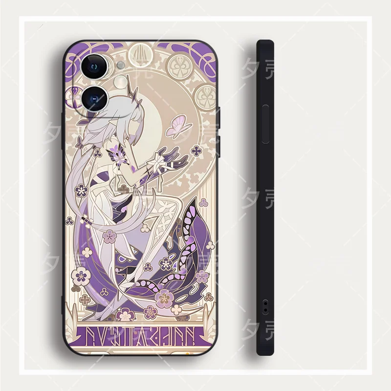 Elegant Phainon Castorice Cosplay Phone Case with Holder - Stylish Protective Gift