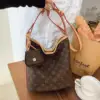 Gutite 2025 New Bucket Bag Single Shoulder Trendy Large Capacity Outing Class Crossbody Bag Elegant Lady Style PVC Material