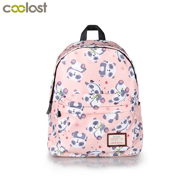 Kawaii Cartoon Panda Backpack for Teenage Girls Children School