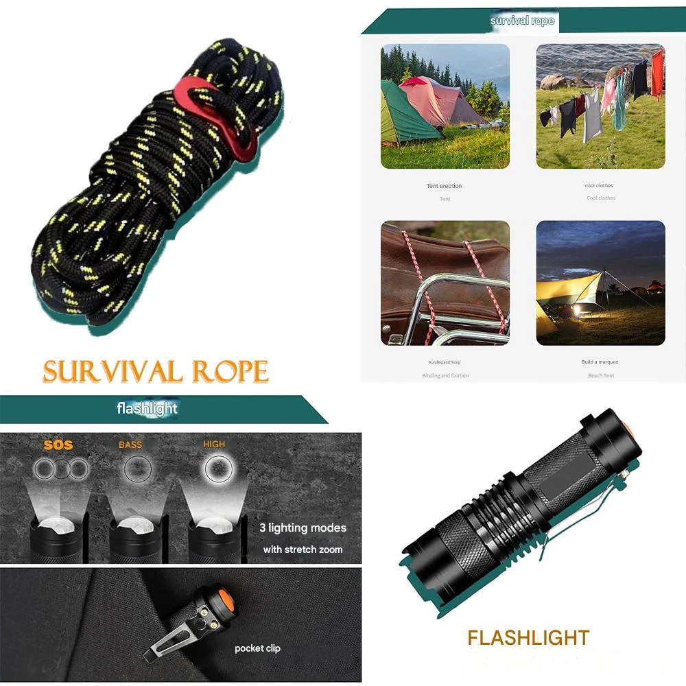 2025 Full Military Survival Emergency Kit 6