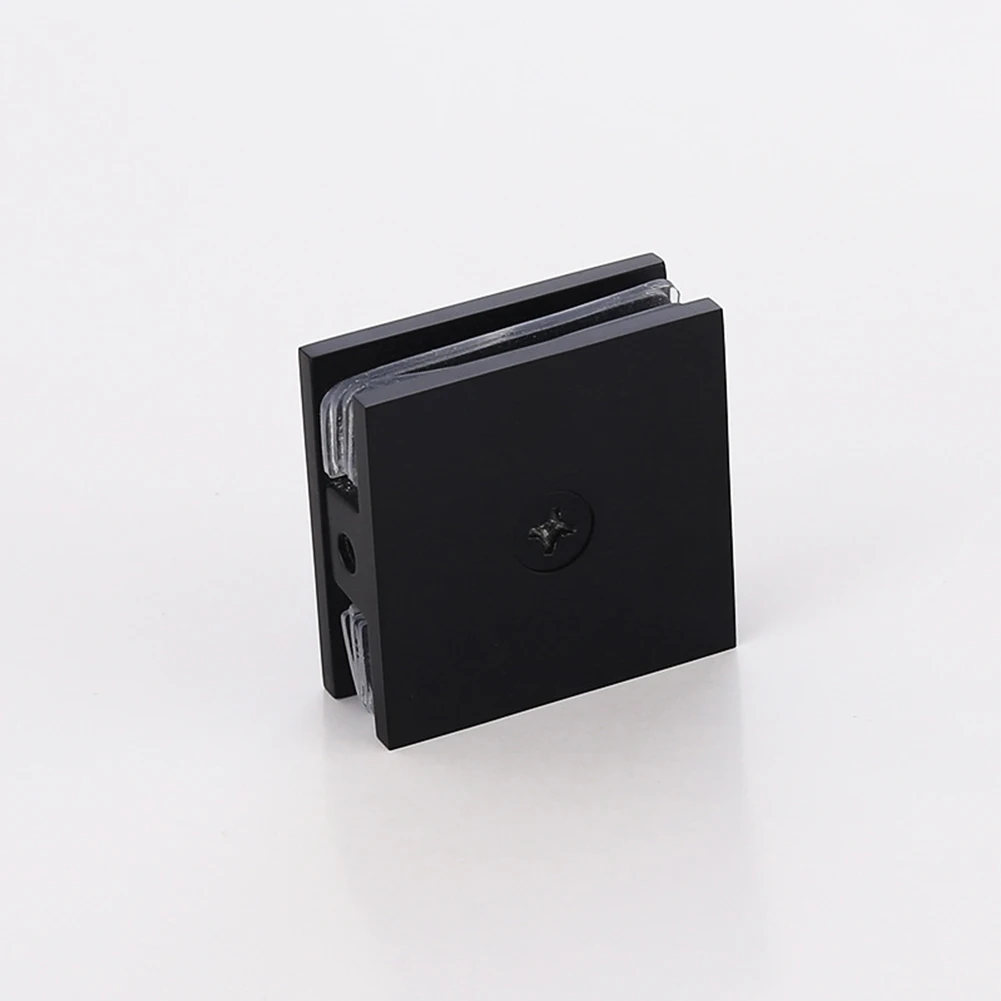 

Bathroom Door Brass Clamp Fixed Panel U-Clamp Square For 8-12 Mm Tempered Glass For Various Tempered Glass Panels