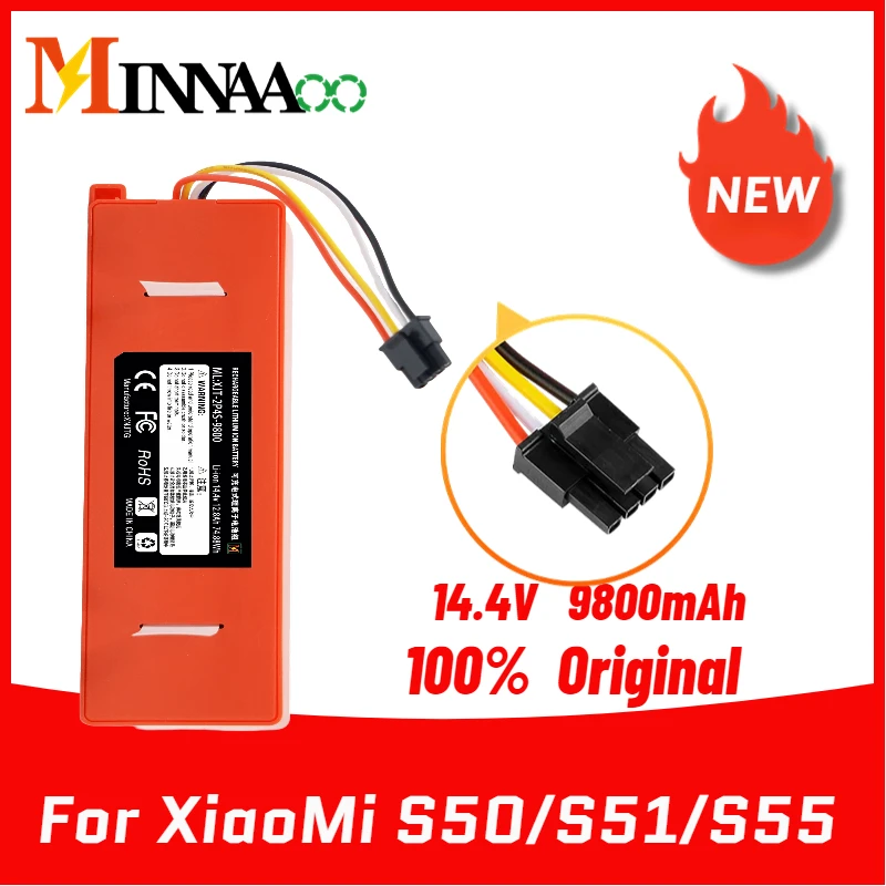 

14.4V Replacement Battery for Xiaomi Mijia 2051-4S1P-MM Vacuum Cleaner Sweeping Mopping Robot