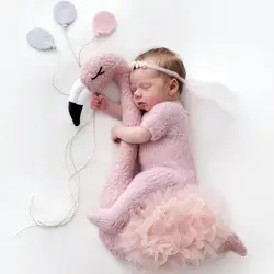 Infant New Born Baby Photography Props Mat Plush Doll Newborn Photoshoot Cushion Blanket Backdrops Photo Studio Posing Pillows