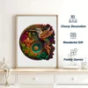 Jigsaw PuzzleHummingbird Disc Wooden Colorful, Alien Shape Animal Jigsaw Puzzle Adult Stress Relief Super Difficult EducationaL 4