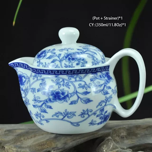 Čínska keramická čajová súprava Kung Fu porcelánová čajová šálka sada kanvíc Dračí čajník šálka Kungfu čajová súprava Puer Oolong čajový riad
