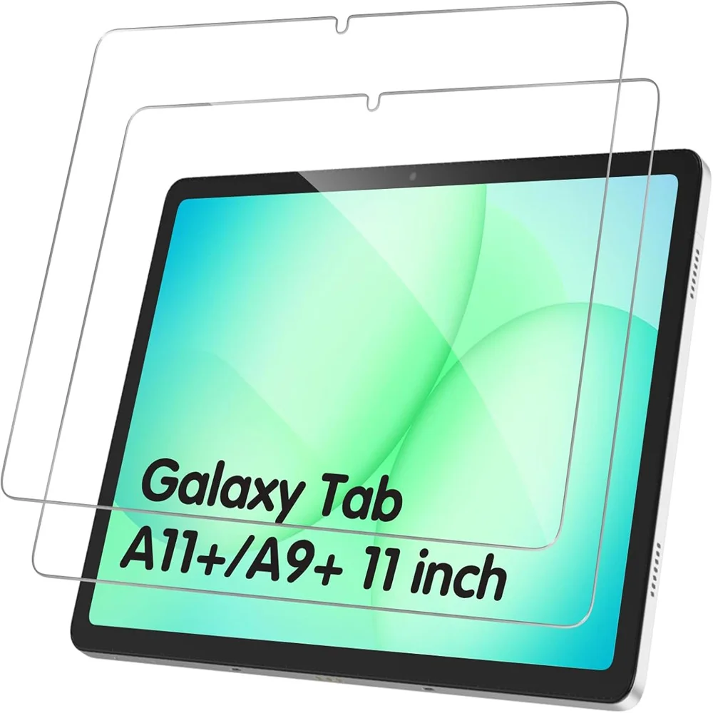 2 PCS Tempered Glass Screen Protector For Samsung Galaxy Tab A11+ 2025 11 Inch A9 Plus 2023 Anti Scratch Tablet Protective Film