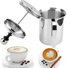 Milk Frothers Stainless Foam Machine Cream Milkshake Coffee Cappuccino Beater For Kitchen Whisk Tool Food Mixer 2