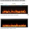 Heating, Cooling & Vents Wall Recessed & Wall Mounted Electric Fireplace (60"), Fireplaces 2
