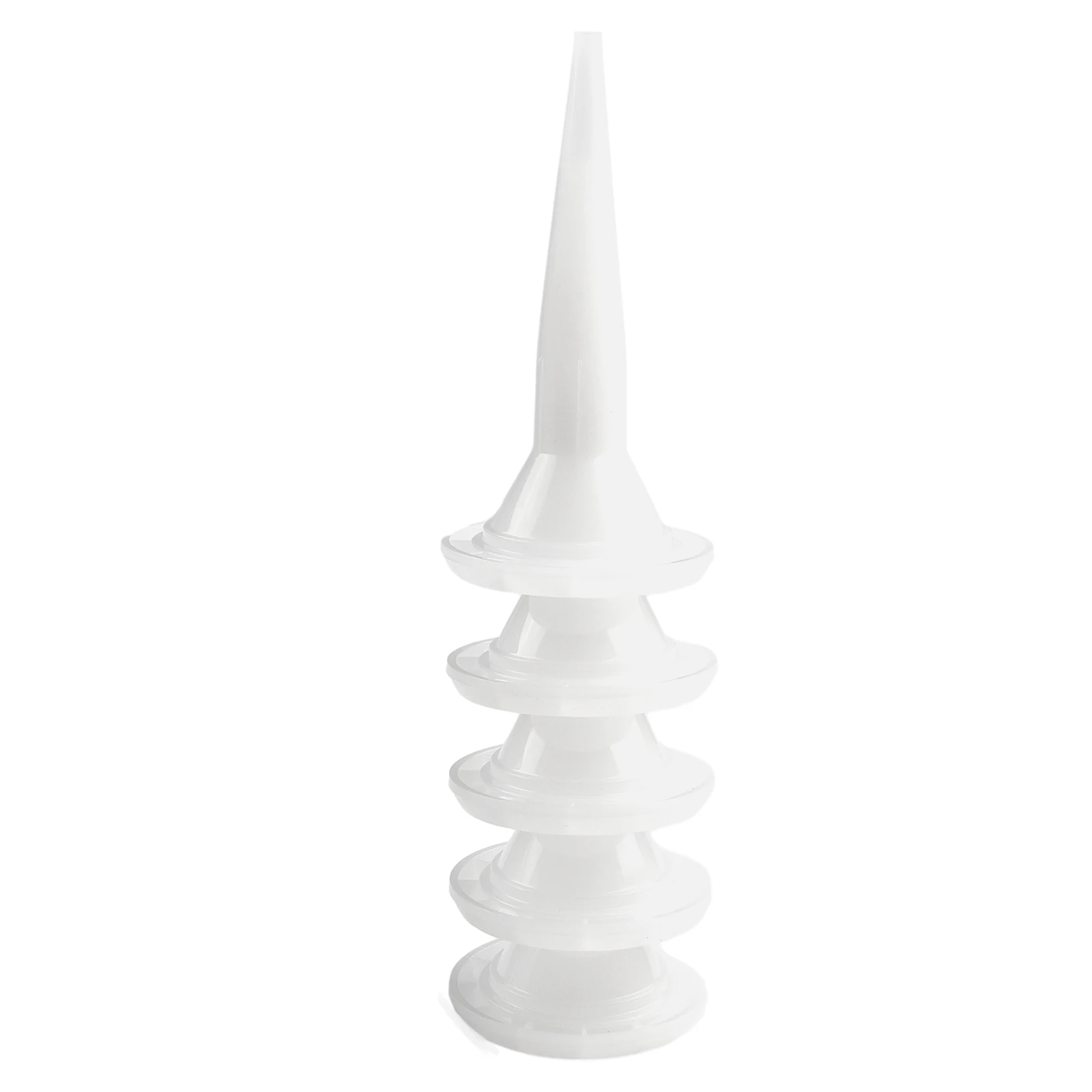 

Brand New High Quality Glue Mouth Tip Universal White 10pcs Caulking Nozzle Replacement Set Structural Glue Glass