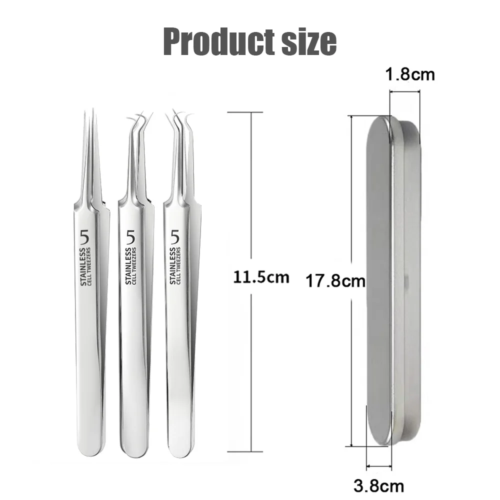 Anti-Static Tweezers 1/2/3pcs For Maintenance Repair