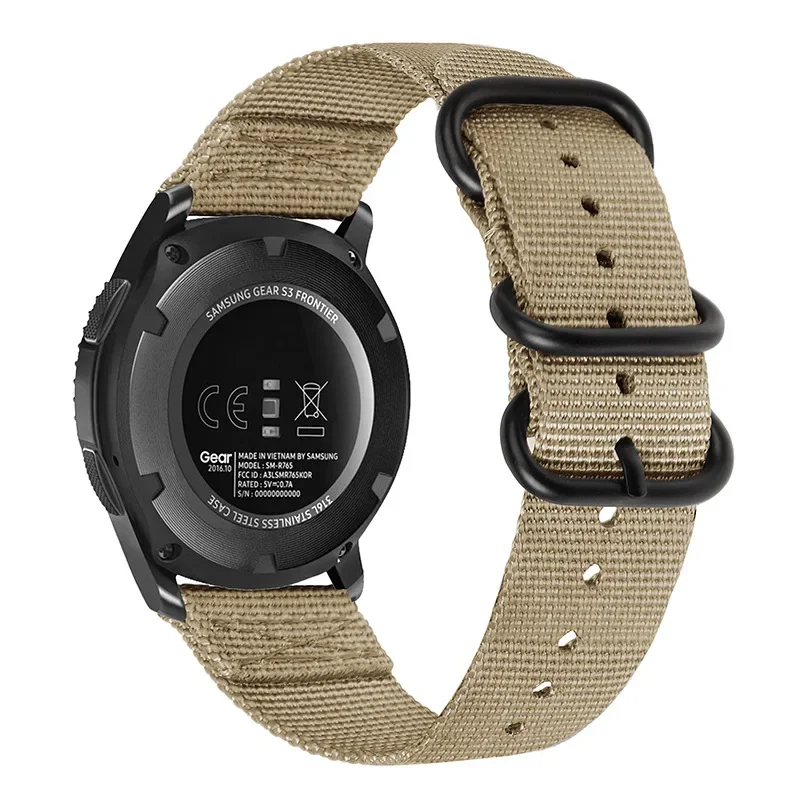 Versatile 22mm Nylon Watch Strap – Premium Bracelet