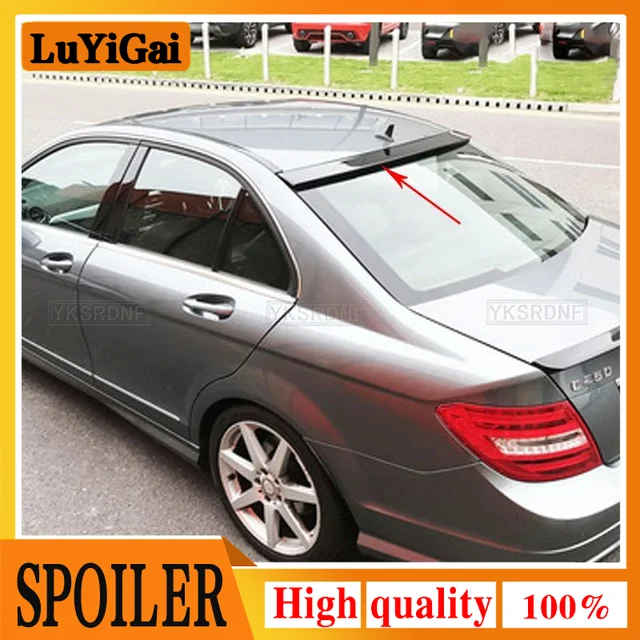 Mercedes C Class W204 Carbon Fiber Roof Spoiler for Benz 2007-2014 C180 C200 C220 C350 C300 1