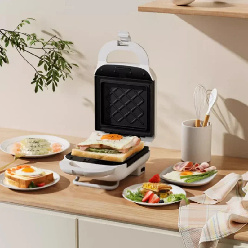 Creative and Beautiful Sandwich Breakfast Machine Constant Temperature Heating Household Multifunctional Waffle Bread Machine