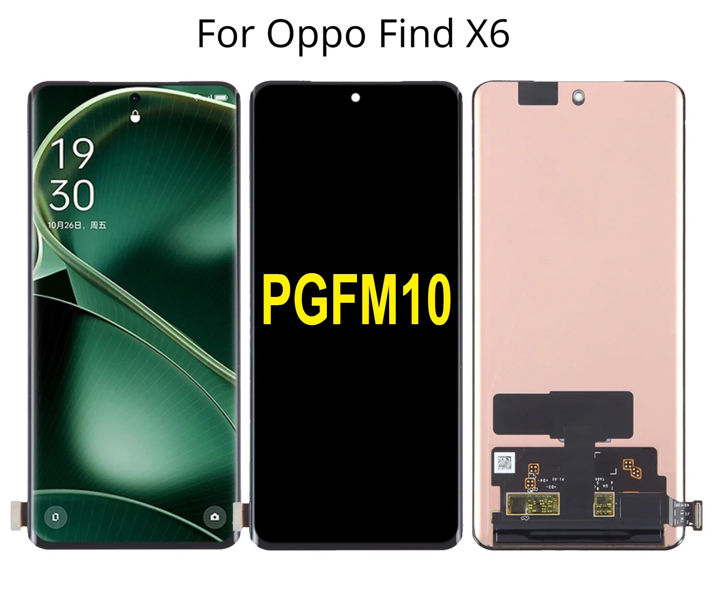 

AMOLED 6.74'' For Oppo Find X6 PGFM10 LCD Display Touch Screen Replacement Digitizer Assembly