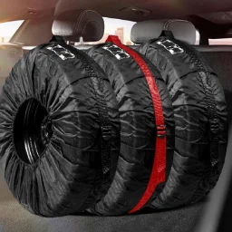 Tire Cover 1PC Tire Cover Case Car Spare Tire Cover Storage Bags For Cars Wheel Accessories Portable Wheel Bags