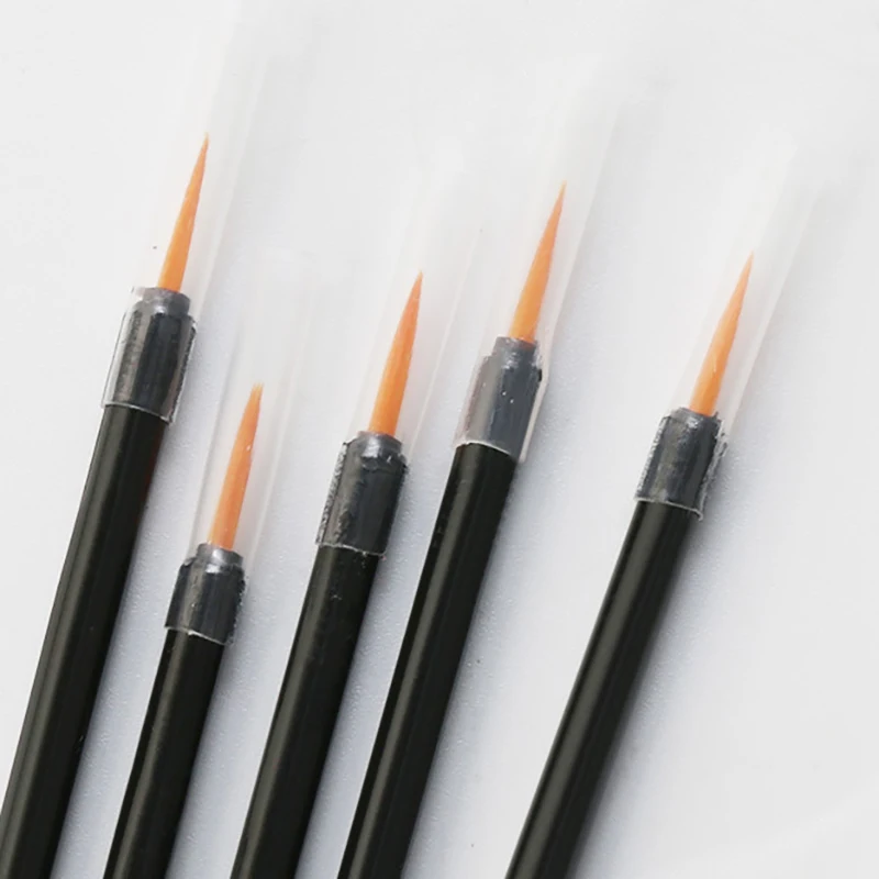 50pcs Disposable Nail Brush Nail Art Liner Brushes Gel Brush Gel Polish Painting Drawing Art Pen