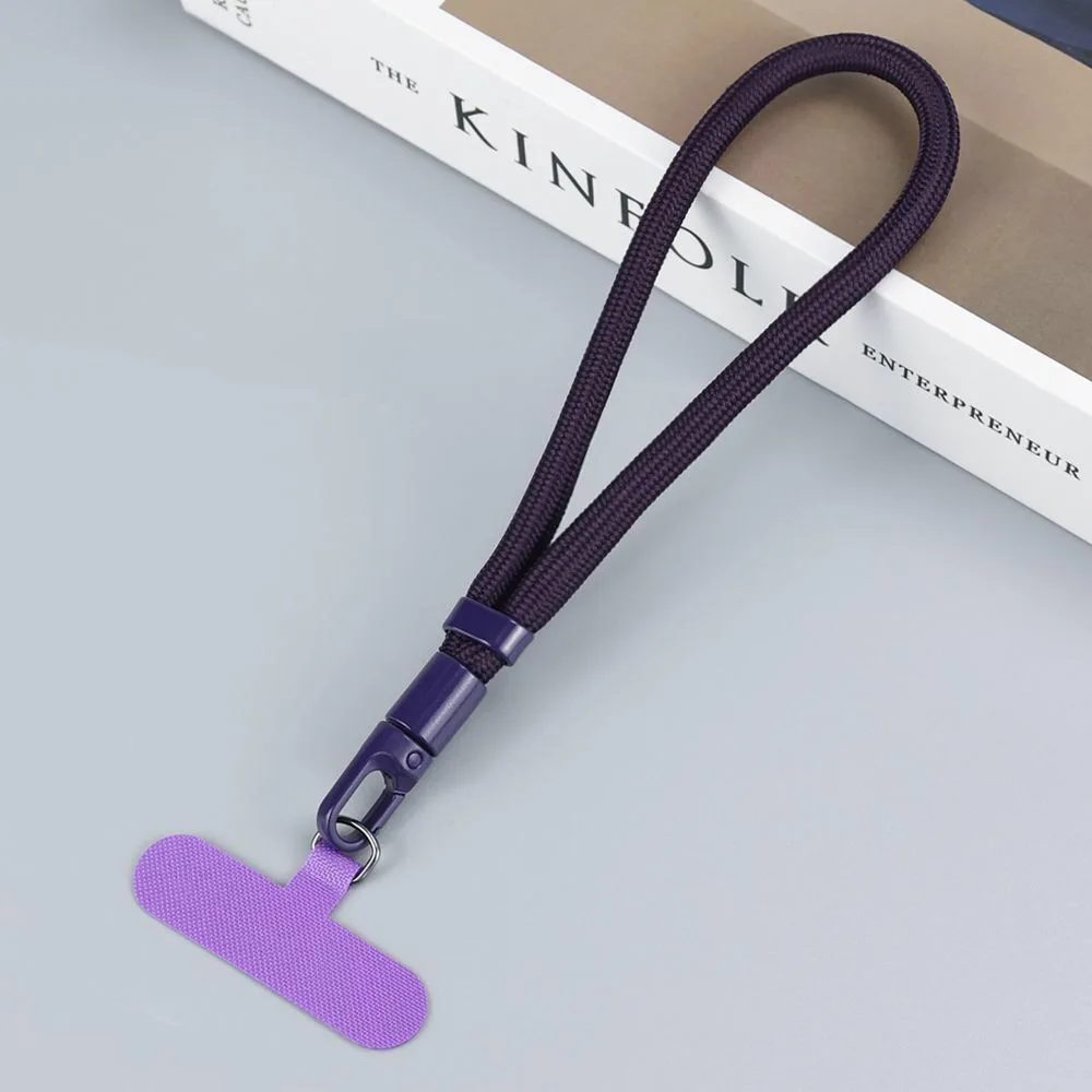 Rotating Metal Buckle Adjustable Phone Lanyard with Self-Locking Durable Strap