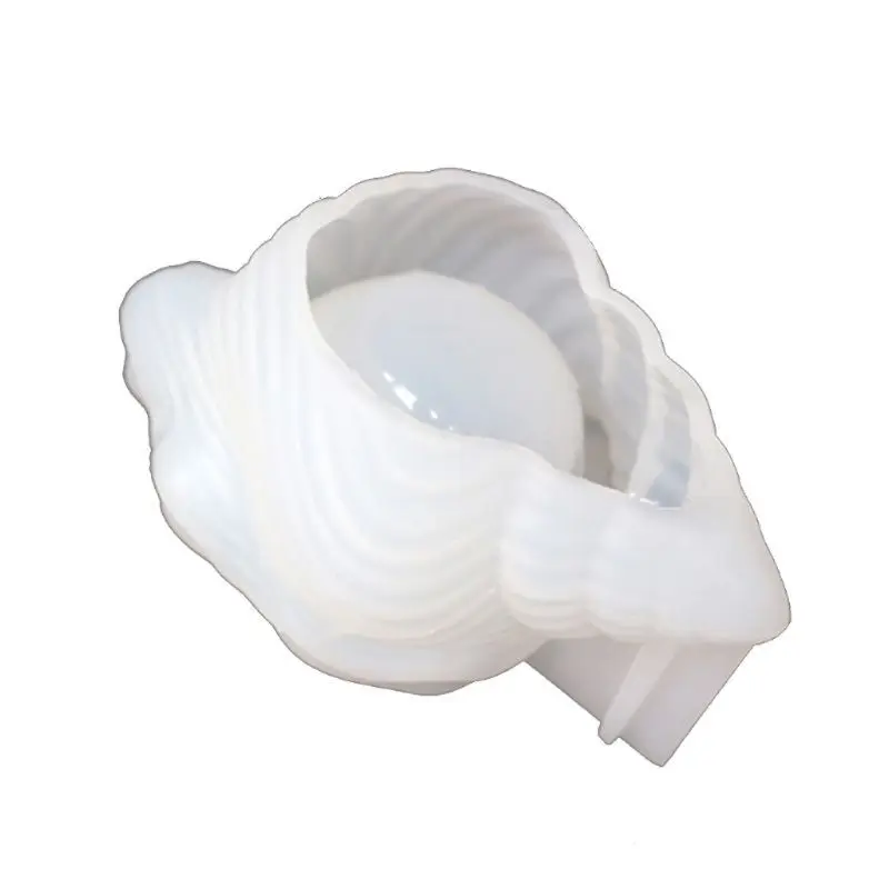 3 Pieces Make Up Egg Stand Resin Mould Novelty Conch Elephant Rack Silicone Mold DIY Art Craft Tool Drop shipping