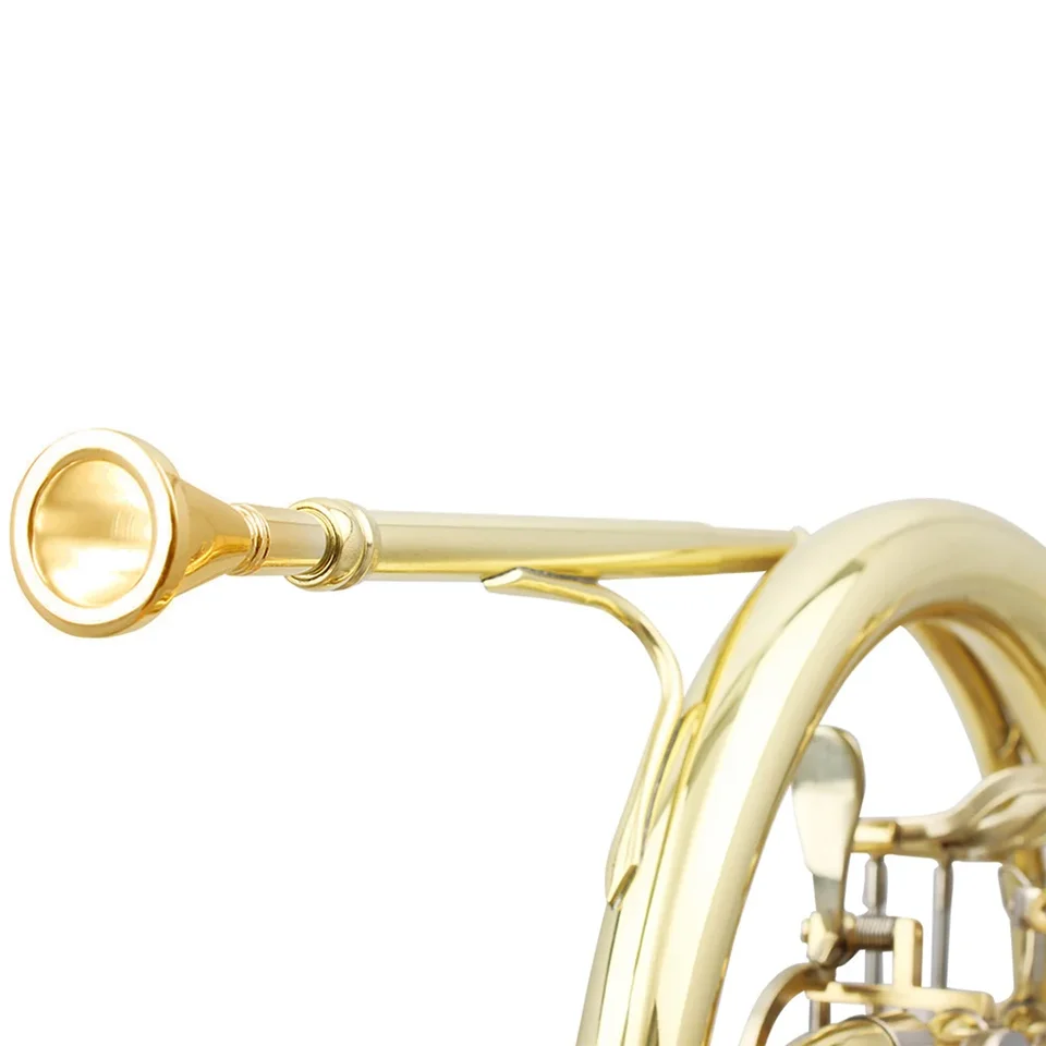 プロのフレンチホルンマウスピースゴールドシルバーメッキマウスピース