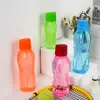800/1100ML Plastic Water Bottle Large Capacity Leak Proof Flip Top Drink Bottle with Handle Strap Lightweight Travel Kettle 2