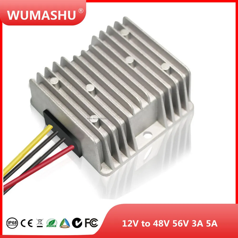 Produktbild von DC 12V Auf 48V 5A 240W Step-Up Spannungswandler – Wasserdicht IP68, Effizient, Für Auto, LED, Solar