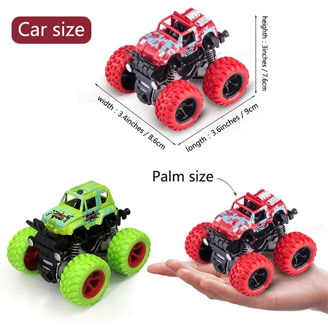 Coche de juguete de rotación inercial para niños, vehículo todoterreno de tracción en las cuatro ruedas, SUV, coche de carreras - Imagen 4