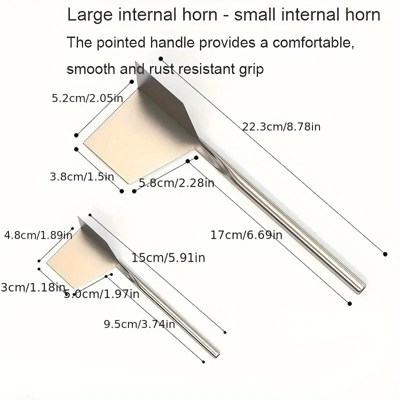 Stainless Steel Putty Knife Drywall Scrapers for Construction Tools Yin Yang Puller Hand Tool Inside Outside Corner Scraping putty knife scraper