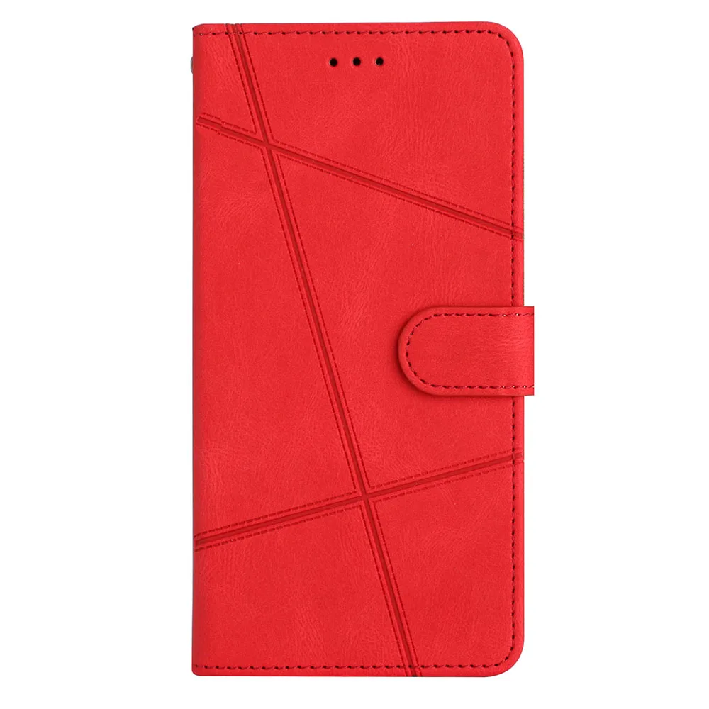Magnetic Flip Leather Wallet Case with Card Holder and Stand – Anti-Fall Phone Cover