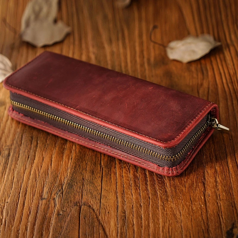 Leather Pen & Pencil Box Cases