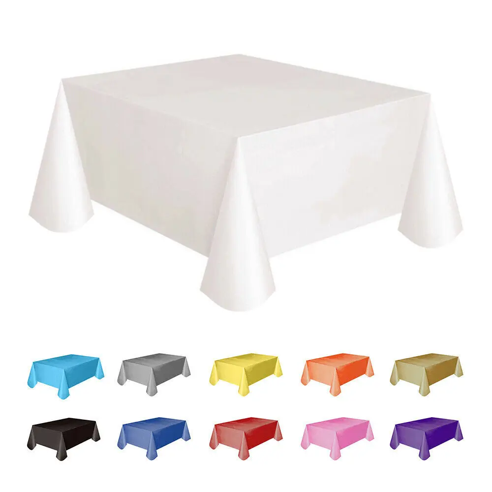137*183cm Solid Color Disposable Tablecloth Greaseproof Tablecloth