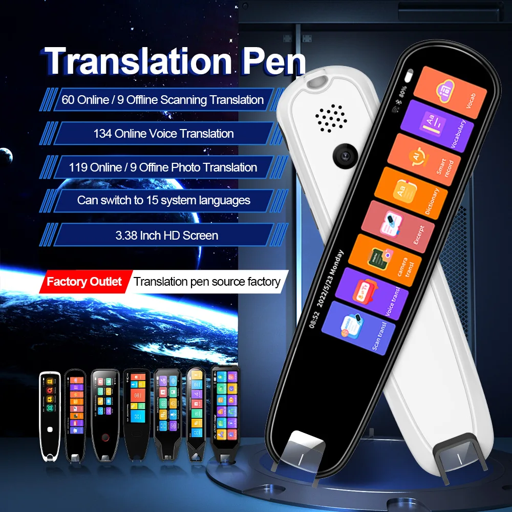 Smart Offline Scan Translator Pen Business Travel Translator for language learners to read translation pen