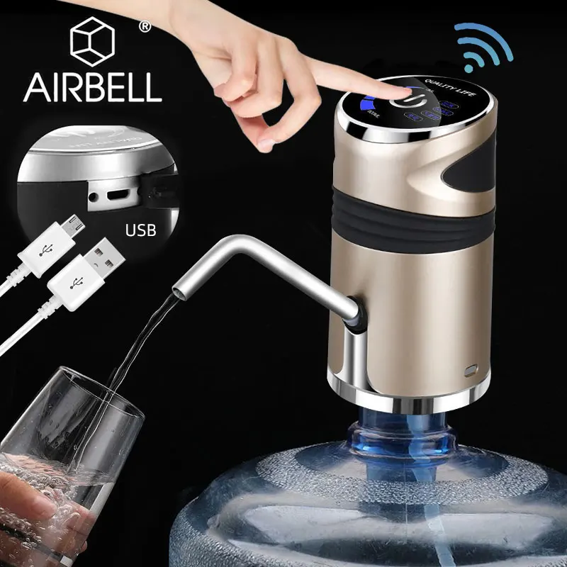 

Electric Water Dispenser Pump USBRechargea Bleliters Mini Rechargea For Drink Dispenser Automatic Bottled Gallon Bottle19 Liters