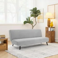 Housse de canapé-lit sans accoudoirs Extra Large et épaisse, housse élastique extensible pour meubles pliants, protection de banc de décoration de la maison 1