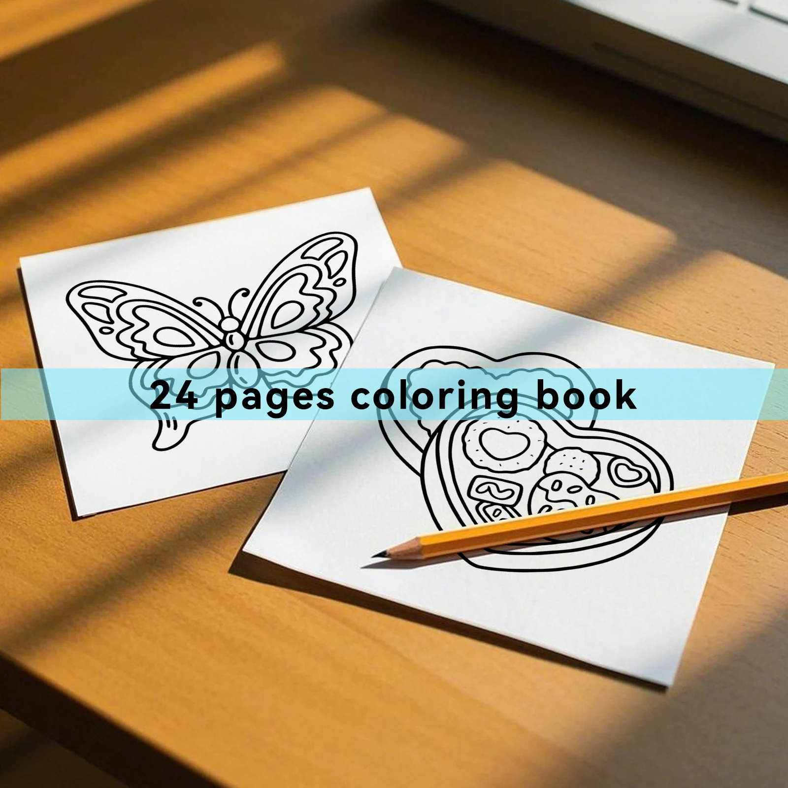 COZY VIBES Bold-easy Patterns Coloring Book for Adults Cute Drawing Book Perfect Gift for Party and Birthday 5